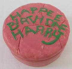 [중고] 잡화 캐니스터 생일 케이크 [해리 포터]