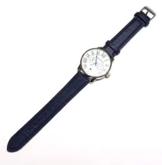【中古】懐中時計･腕時計 ミッキーマウス(シルエット) 腕時計(ベルト/ネイビー) 「ディズニー」