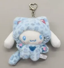 【中古】ぬいぐるみマスコット・ぬいぐるみバッジ シナモロール ギャルネコデザインシリーズ マスコットホルダー 「サンリオキャラクターズ」