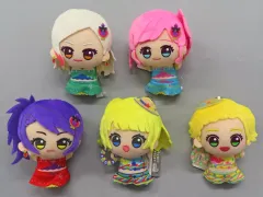 【中古】ぬいぐるみマスコット・ぬいぐるみバッジ 全5種セット ちびぐるみvol.2 「アイカツ!×プリパラ THE MOVIE -出会いのキセキ!-」