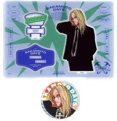 【中古】グッズセット 神々廻 アクリルスタンド＆缶バッジセット 「SAKAMOTO DAYS」 ジャンプGIGA 2025 SPRING 限定誌上通販