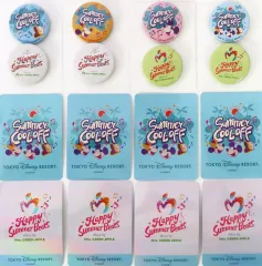 【中古】グッズセット 全8種セット 「ディズニー サマー・クールオフ ステッカー＆カンバッジセット」 東京ディズニーリゾート限定