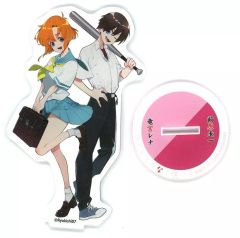 【中古】アクリルスタンド・アクリルパネル 竜宮レナ＆前原圭一 アクリルスタンド 「ひぐらしのなく頃に」 白川郷限定