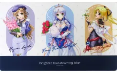 【中古】卓上マット フィーナ・ファム・アーシュライト＆穂積さやか＆シンシア・マルグリット ラバーマット 「夜明け前より瑠璃色な 20th Anniversary Shop in 新宿マルイアネックス」