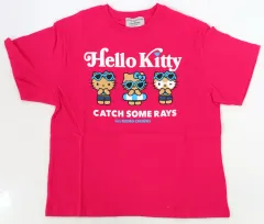 【中古】Tシャツ ハローキティ(日焼け) Tシャツ ピンク Sサイズ 「RODEO CROWNS×サンリオキャラクターズ」