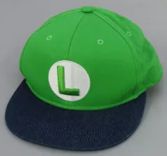 【中古】衣類 ルイージ キャップ グリーン×ネイビー 「スーパーマリオ」 ユニバーサル・スタジオ・ジャパン スーパーニンテンドーワールド限定