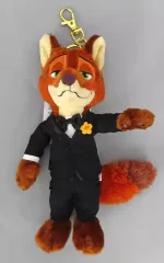 【中古】ぬいぐるみマスコット・ぬいぐるみバッジ ニック・ワイルド(フォーマル) ぬいぐるみキーホルダー・キーチェーン Disney ZOOTOPIA2 「ズートピア2」 ディズニーフラッグシップ東京/東京ディズニーリゾート店/ディズニーストア.jp限定