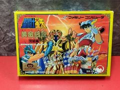 ●BANDAI 반다이 성투사 세이야 황금 전설 완결편 패밀리 컴퓨터 패미콘 소프트 박스 취급 설명서 엽서 첨부 CIB Famicom Authentic Japan Import