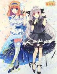 【中古】キャンバスボード・キャンバスアート 芙蓉楓＆桜小路ルナ(キービジュアル) 西又葵＆鈴平ひろ直筆サイン入りF6キャンバスアート 「Navel LIVE PARTY2022『NavPA!!』」