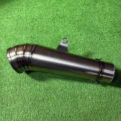 美品】OverRacingフルチタンメガホンマフラーエンド焼き有ZX25R用