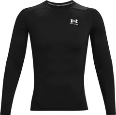 アンダーアーマー UNDER ARMOUR UA ヒートギアアーマー ロングスリーブ シャツ メンズ 長袖 アンダーウェア トップス 吸汗速乾 涼しい 通気性 トレーニング 抗菌防臭 ドライ ストレッチ  1361524 001 BLACK/WHITE