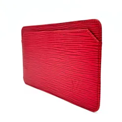 良品 LOUIS VUITTON ルイヴィトン パスケース エピ レザー レッド 難あり ルイヴィトン エピ レザー パスケース カードケース 定番 上品