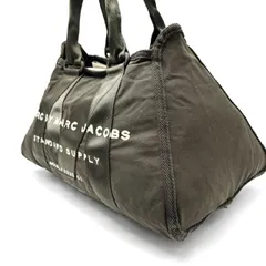 【良品】Marc by Jacobs マークバイジェイコブス ハンドバッグ 鞄 キャンバス ナイロン カーキー レディース ユニセックス 男女兼用