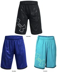 アンダーアーマー UNDER ARMOUR UAスタント3.0 エンボス ショーツ ボーイズ 子ども キッズ ボトムス パンツ ショートパンツ ハーフパンツ トレーニング トレーニングパンツ ポケット  1383338 400 ROYAL/BLACK
