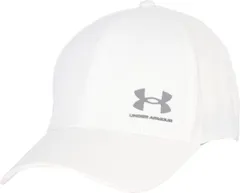 アンダーアーマー UNDER ARMOUR UAアイソチル アーマーベント アジャスタブル キャップ メンズ 帽子 吸汗速乾 軽量 通気性 夏 トレーニング 日差し フィット シンプル 暑さ対策   1383440 101 WHITE/STEELのサムネイル