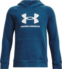 アンダーアーマー UNDER ARMOUR ライバルフリース ビッグロゴ FD アンダーアーマー パーカー スウェット 上着 スポーツ 運動 部活 試合 練習 あんだーあーまー  1379791 426 VARSITYBLUE/WHIT