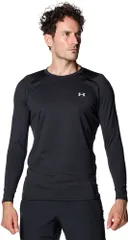 アンダーアーマー UNDER ARMOUR ゴルフ UAコールドギア フィッティド ロングスリーブ クルー シャツ あんだーあーまー  1381819 100 WHITE/HALOGRAY