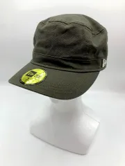 New Era ニューエラ 帽子 コットン ミリタリー ワーク キャップ size59.6/チャコール ■■ メンズ