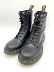 Dr.Martens ドクターマーチン 11821 イエローステッチ ショートブーツ 8ホール ブーツ sizeEU36/黒 ■■ レディース