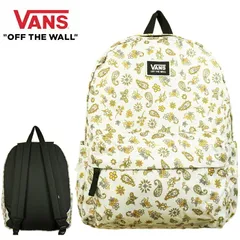 バンズ VANS ヴァンズメンズ レディース バッグパックWM OLD SKOOL H2 BACK PACKウィメンズ オールドスクールH2 バックパックWHITE/YELLOW PASERY(ホワイト/イエローペイズリー)男女兼用 リュック プリント バンダのサムネイル