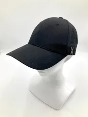 VARZAR バザール シンプル ボールキャップ ユニセックス シルバーロゴ キャップ sizeF/黒 ■■ レディース