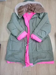 バイカラー マウンテンパーカー ダウン