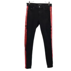 AMIRI アミリ ライン ロングパンツ 30 ブラック メンズ 古着のサムネイル
