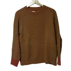 PaulSmith(ポールスミス) 長袖セーター サイズM メンズ - ブラウン×レッド ストライプ