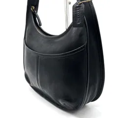 【良品】old coach y2k ergo handbag tote all leather black unisex コーチ エルゴ ハンドバッグ ブラック