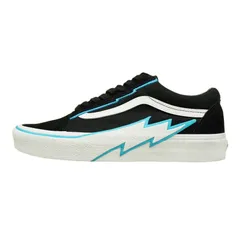 VANS スニーカーVANS ヴァンズ バンズOLD SKOOL BOLT オールドスクール ボルトPOP BLACK/BLUE ポップ ブラック ブルー黒 青 白 稲妻 サンダーボルト ストリート メンズサイズ スニーカー 靴 ローカット sk8 スケシ