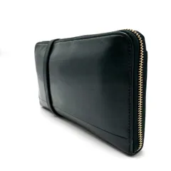 【良品】PORTER ポーター wise ワイズ ショルダーウォレット ショルダーバッグ  ロングウォレット レザー 革 グリーン ダークグリーン ユニセックス  男女兼用 メンズ レディース