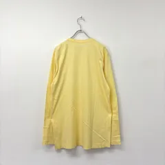 COMME des GARCONS SHIRT コム デ ギャルソン シャツ 背中 ロゴ 背ロゴ ロングスリーブ Tシャツ ロンT イエロー 系 サイズ XL 803-0030のサムネイル