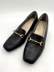 ORiental TRaffic オリエンタルトラフィック ビット ヒール ローファー パンプス size37/黒 ■■ レディース