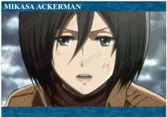 【中古】キャラカード ミカサ・アッカーマン 場面写A5イラストカード 「TVアニメ 進撃の巨人」