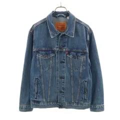 Levi's リーバイス RELAXED デニムジャケット S ウォッシュブルー ジージャン トラッカー メンズ 古着