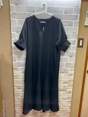 A【A37-03】◇Bou Jeloud       サイズフリー　　ワンピース　　黒
