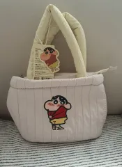 クレヨンしんちゃん キルティング トートバッグ アイボリー
