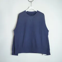 国内正規 美品 VISVIM ビズビム ビズヴィム JUMBO SB SWEAT L/S DMGD ジャンボ スウェット トレーナー 0124405010001 サイズ3 紺1714Q♪のサムネイル