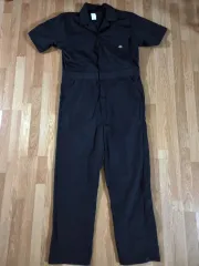 ディッキーズ 딥ネイビー 半袖 カバーオール オールインワン サイズ L