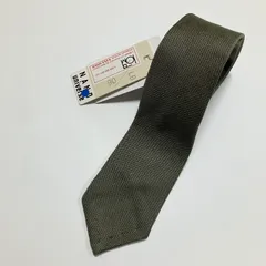 G1012 新品 定価2万  fratelli luigi × nano universe  フラテッリ ルイージ ナノユニバース ネクタイ シルク 無地 フリーサイズ  イタリア製 紳士服 スーツ おしゃれ お洒落