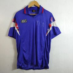 asicsアシックス日本製ビンテージ90sユニフォーム(サッカーシャツ)紫M