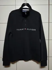 Tommy Hilfiger トミーヒルフィガー ロゴ ハーフ ジップアップ スウェット