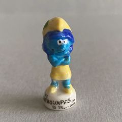 フェーブ スマーフ星座シリーズ フランス雑貨 陶器置物ガレット 水瓶座