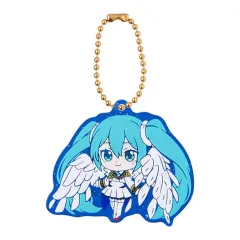 【中古】キーホルダー 初音ミク×ウイングガンダムゼロ(EW) 「GUNDAM×MIKU Anniversary Special project. スペシャルラバーマスコット」