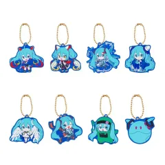 【中古】キーホルダー 全8種セット 「GUNDAM×MIKU Anniversary Special project. スペシャルラバーマスコット」