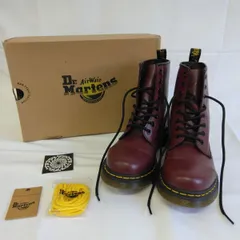 Dr.Martens ドクターマーチン 1460W 11821600 チェリーレッド 8ホールブーツ 24cm レディース 【D52】