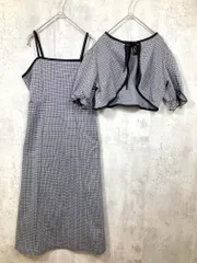 美品 Lutique ルティーク ボレロ付き ワンピース sizeL/黒 ■■レディース