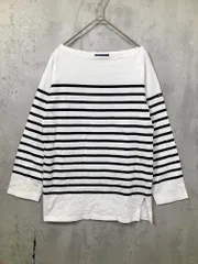 SAINT JAMES L'ATELIER セント・ジェームス・ラトリエ ボーダー バスク シャツ 長袖 カットソー sizeXS/白×黒  ■■レディース