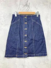31 Sons de mode トランテアンソンドゥモード フロントボタン デニム ミニ スカート size38/紺 ■■レディース