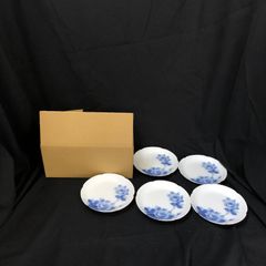 大倉陶園 OKURA CHINA 白磁 プレート 5枚セット 金彩 箱付き - メルカリ